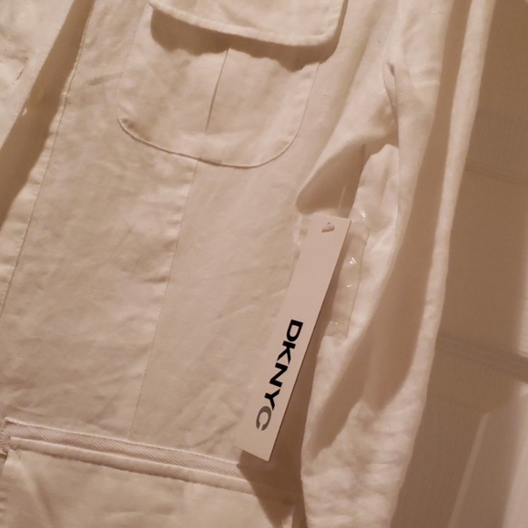 DKNYC Linen Camp Shirt, Medium, NWT - Picture 2 of 4